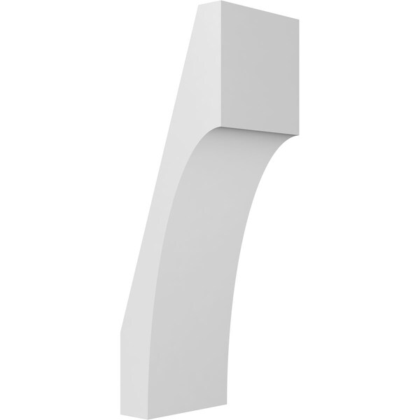 Ekena Millwork 5 1/2-in. W x 6-in. D x 18-in. H Westlake Architectural Grade PVC Knee Brace BRCP055X06X18WTL - main